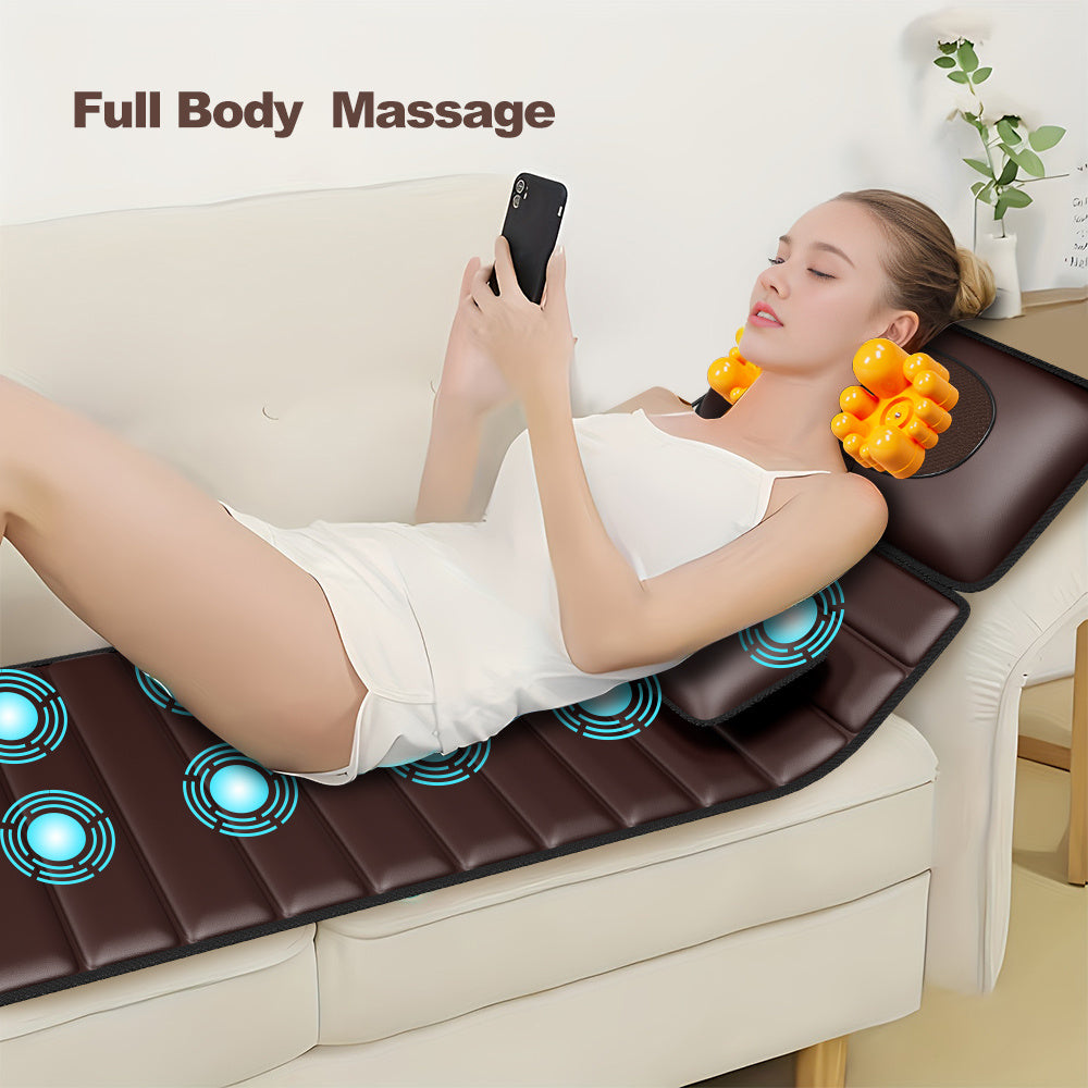 Full Body Massage Mattress With 5 Modes Heating Airbag Waist Support  Temu Is Banned From Sale