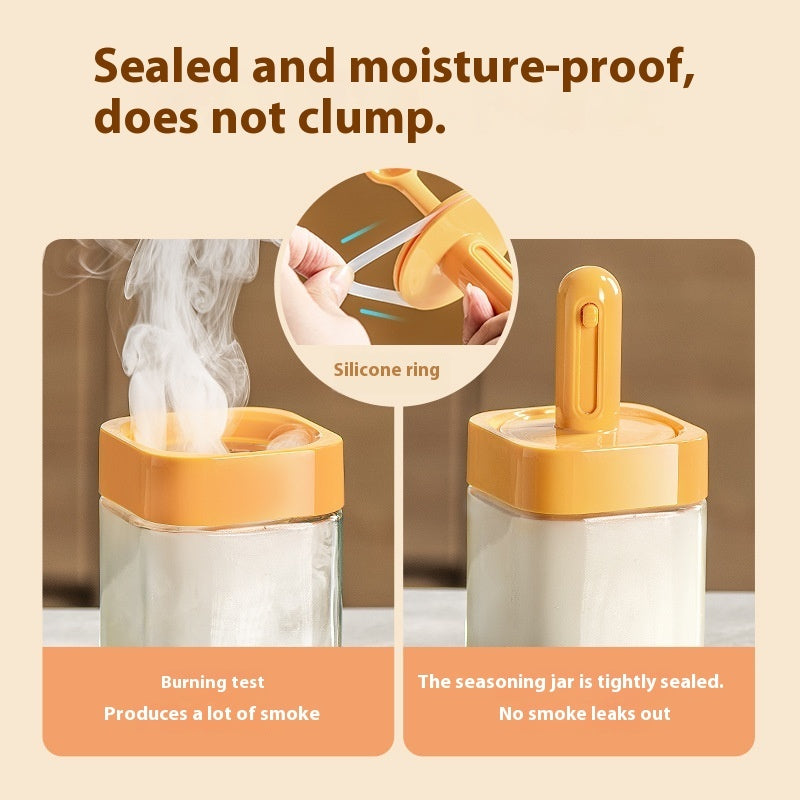 Household Kitchen Simple Retractable Seasoning Containers