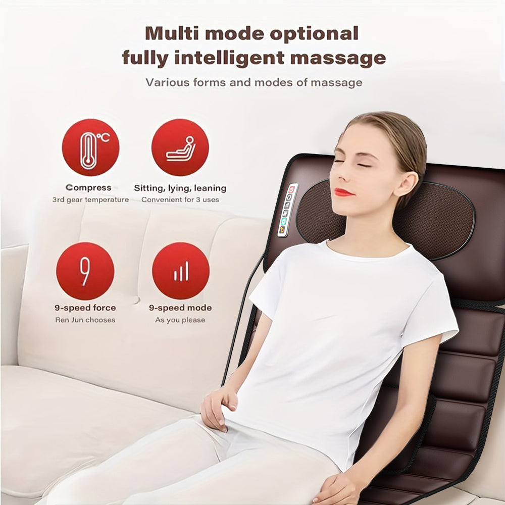 Full Body Massage Mattress With 5 Modes Heating Airbag Waist Support  Temu Is Banned From Sale