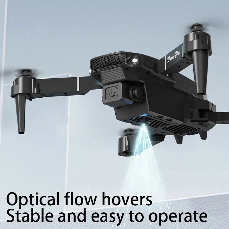 2025 E88 Pro Mini Drone With Screen Control 4K Dual Camera Optical Flow Positioning LED Lighting Remote Control